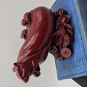 Vintage Feng Shui Chinese Zodiac Calendar Rat of Prosperity Figurine Wealth